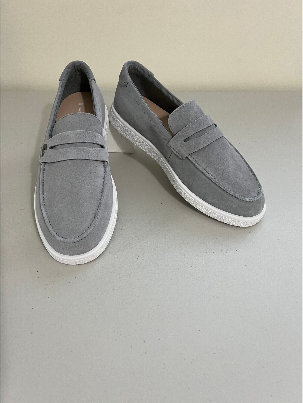 Lacoste Men's Cochet Slip on Suede Loafers ,Size ,9